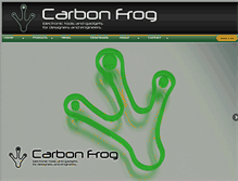 Tablet Screenshot of carbonfrog.com